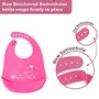 SYGA Baby Cute Cartoon Printing Waterproof Silicone Bib Rice Pocket, 4 image