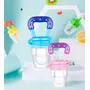 GLUNA Soft Silicone Baby Feeder Food & Fruit Feeder for 3 to 12 Months 1 Piece Anti Choking Fruit Pacifier Teether for Infant, 2 image