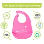 SYGA Baby Cute Cartoon Printing Waterproof Silicone Bib Rice Pocket, 2 image