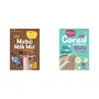 Slurrp Farm High Protein Chocolate Swirl Milk Mix | 250g & Baby Cereal Ragi Rice and Banana with Milk Instant Healthy Food 200 g