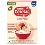 CERELAC Baby Cereal | No Refined Sugar | Wheat Apple for 6-24 months baby | Omega 3 Iron Protein Calcium Vitamin D for babies | Instant Infant Cereal | Travel Friendly | 350g, 2 image