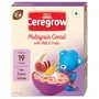 CEREGROW Multigrain Milk & Fruits Cereal | With Iron, Protein, Calcium | 19 Nutrients | 300g, Bag-in-box Pack (Package May Vary), 2 image