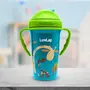 LuvLap Tiny Giffy Sippy Cup, Silicone Straw, BPA Free, 300 ml 18m+ (Green), 4 image