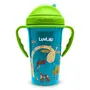 LuvLap Tiny Giffy Sippy Cup, Silicone Straw, BPA Free, 300 ml 18m+ (Green), 2 image