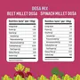 Timios Organic Beetroot Millet and Spinach Millet Dosa Mix, Natural and Healthy Food, (Combo Pack), 8 image
