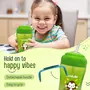 LuvLap Banana Time 210ml Anti Spill, Interchangeable Sipper / Sippy Cup with Soft Silicone Spout and Straw BPA Free, 6m+ (Green), 7 image