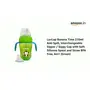 LuvLap Banana Time 210ml Anti Spill, Interchangeable Sipper / Sippy Cup with Soft Silicone Spout and Straw BPA Free, 6m+ (Green), 3 image
