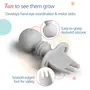 LuvLap Baby Weaning Spoon & Fork Set, Chewable Silicone Utensils, Stage 1 Training Utensils, Baby Led Self Feeding, 6 M+, Gum Friendly, Bpa Free, 8 CM, 5 image