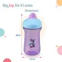 LuvLap Happy Hippo Hard Spout Sipper for Infant/Toddler, 300ml, Anti-Spill Sippy Cup with Easy Sip Bite Resistant Hard Spout, Ergonomic Shape, BPA Free, 6m+ (Pink, Polypropylene (PP)), 7 image