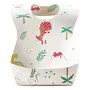 LuvLap Disposable Baby Bibs, 30 Pack Soft Travel Bibs for Feeding Infant Babies, Use and Throw Bibs, Toddler Drool Burp Apron, 3 Layer Absorbent Yet Waterproof bib with 3D Crumb Catcher, 2 image