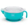 Mee Mee Baby Steel Feeding Bowl with Sunction Base | BPA Free | Food Remains Warm | Multi-Functional Snack/Fruit | Easy Grip Handle (Blue), 2 image