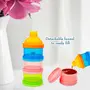 Mee Mee Multi Storage Milk Powder & Food Container | Travel Friendly Baby Food Box | Compact & Light Weight | Baby Food Milk Powder Storage (Multicolor), 6 image