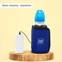 Mee Mee Portable Baby Bottle Warmer | Warm's Baby Milk Using Quick USB Charging | Helps To Keep Baby Milk Warm, Used for Indoor and Outdoor Shopping, Travel (Blue), 5 image