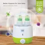 Mee Mee 3 in 1 Digital Sterilizer (2 Bottle Capacity, 6 Min Cycle) | Quick & Effective Sterilization for Bottles, Nipples & Accessories, Warms Bottles & Heats Food | Auto Shut Off, Kills 99.9% Germs, 8 image