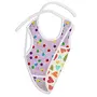 superbottoms WaterProof Apron Style Reversible Bib for babies with crumb catcher(Fairy Lights+Baby Hearts Print), 2 image