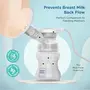 Mee Mee Advanced Digital Electric Breast Pump with 3 Modes Massage, Suction & Let-Down For Nursing & Breast feeding Mothers, USB Cable, Soft Silicon Breast Shield (White), 6 image