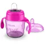 Philips Avent Avent Toddler Spout Cup with Twin Handle Pack of 2 pcs (2 pcs Pink), 3 image