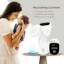 Mee Mee Advanced Digital Electric Breast Pump With USB Cable For Feeding Mothers | 3 Modes for Gentle Massage, 6 Suction Level & Let-Down Stimulation | BPA Free | Ideal for Nursing & Breastfeeding and Easy to Carry & Clean (White), 8 image