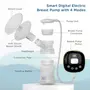 Mee Mee Advanced Digital Electric Breast Pump with 3 Modes Massage, Suction & Let-Down For Nursing & Breast feeding Mothers, USB Cable, Soft Silicon Breast Shield (White), 4 image