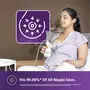 Philips Avent Portable Electric Breast Pump | No.1 Brand Recommended by Moms Worldwide | Soft adaptive Silicon Cushion | One Size Fits all | 4 + 4 Expression and Stimulation settings | Quiet Motor |Corded SCF323/11, 5 image
