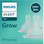 Philips Avent Grow Bottle Teat by Fratelli (3m+ Pack of 4), 3 image