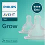 Philips Avent Grow Bottle Teat by Fratelli (6m+ Pack of 4), 3 image