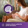 Philips Avent Essential Manual Breast pump | Easy Silicone massage cushion & Ergonomic handle, Soft & Gentle, BPA Free + 125ml Natural Twin Bottle Combo (SCF417/11 + SCY900/02) BY Fratelli, 8 image