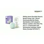 Philips Avent Portable Electric Breast Pump | No.1 Brand Recommended by Moms Worldwide | Soft adaptive Silicon Cushion | One Size Fits all | 4 + 4 Expression and Stimulation settings | Quiet Motor |Corded SCF323/11, 3 image