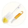Mee Mee Easy Grip Thick Nylon Bristles Bottle and Nipple Cleaning Brush for Regular & Wide Neck Bottles (Pack of 1, Yellow), 3 image