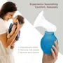 Mee Mee Travel-Friendly Manual Breast Pump for mothers - BPA-Free Comfort for Breastfeeding Moms (Blue), 8 image