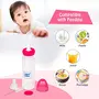 Mee Mee Premium 2 in 1 Spoon Feeder Bottle for Baby |BPA Free|Easy Flo Technology|No Leakage|Anti-Colic Bottle|Smooth & Round Edge Spoon|0 Months to 3 Years Baby|125ml (Pink), 8 image
