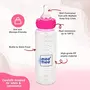 Mee Mee Premium 2 in 1 Spoon Feeder Bottle for Baby |BPA Free|Easy Flo Technology|No Leakage|Anti-Colic Bottle|Smooth & Round Edge Spoon|0 Months to 3 Years Baby|125ml (Pink), 6 image