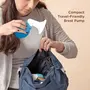 Mee Mee Travel-Friendly Manual Breast Pump for mothers - BPA-Free Comfort for Breastfeeding Moms (Blue), 3 image