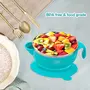 Mee Mee Air Tight Baby Feeding Bowl | BPA Free | Stay Warm Bowl | Food Remains Warm | Multi-Functional Snack/Fruit | Suction Non-Spill Bowl (Blue), 5 image