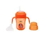Mee Mee Easy Grip Sipper Cup with Twin Handle (180 ml, Blue) and 2 in 1 Spout and Straw Sipper Cup (210ml, Orange), 7 image