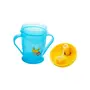Mee Mee Easy Grip Sipper Cup with Twin Handle (180 ml, Blue) and 2 in 1 Spout and Straw Sipper Cup (210ml, Orange), 4 image