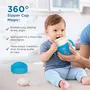 Mee Mee Baby Trainer Sippy Cup | Soft Spout, Leakproof Sipper for Toddlers | Dual Handle for Easy Grip | Non -Toxic, Lightweight & BPA Free, Orange (240 Ml), 7 image