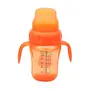 Mee Mee Easy Grip Sipper Cup with Twin Handle (180 ml, Blue) and 2 in 1 Spout and Straw Sipper Cup (210ml, Orange), 8 image