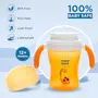 Mee Mee Baby Trainer Sippy Cup | Soft Spout, Leakproof Sipper for Toddlers | Dual Handle for Easy Grip | Non -Toxic, Lightweight & BPA Free, Orange (240 Ml), 4 image