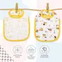 Mee Mee Baby Cotton Apron, Feeding Bibs Washable, Bibs Set for 0-12 Month (Pack of 2), 4 image
