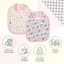 Mee Mee Baby Cotton Apron, Feeding Bibs Washable, Bibs Set for 0-12 Month (Pack of 2), 5 image