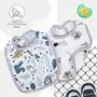 Mee Mee Baby Cotton Apron, Feeding Bibs Washable, Bibs Set for 0-12 Month (Pack of 2), 3 image
