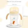 Mee Mee Baby Trainer Sippy Cup | Soft Spout, Leakproof Sipper for Toddlers | Dual Handle for Easy Grip | Non -Toxic, Lightweight & BPA Free, Yellow (240 Ml), 8 image