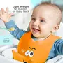 Mee Mee Baby Silicone Feeding Bibs Washable|Waterproof Baby Bib for 0-3, 6-12 Months,New Born, 1-2 Years, 6 image