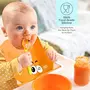 Mee Mee Baby Silicone Feeding Bibs Washable|Waterproof Baby Bib for 0-3, 6-12 Months,New Born, 1-2 Years, 7 image