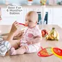 Mee Mee BPA Free Air-Tight Feeding Bowl with Fork & Spoon for 6 Month+ Babies, Easy to Carry (Red), 5 image