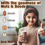 Tummy Friendly Chocolate Milk Mix for kids. Nuts,Seeds, Jaggery + Premium Cocoa powder, healthy milk drink mix for toddlers, 1 year, 2 year old baby and elder kids. kids chocolate milk powder mix - 200g Pack, 6 image