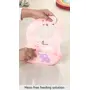 R for Rabbit Safari Silicone Bib for Baby Food Feeding BPA Free, Baby Apron Adjustable Straps, Built-in Food Pocket Mess Free, Waterproof, Washable & Reusable Ideal for Babies 6 to 36 Months (Peach), 3 image