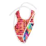 superbottoms Waterproof Cloth Bib, Reversible Bib (2 Prints in 1), Apron Style Bib, Full Coverage Bib with Breadcrumb Catcher, Mess-Free Feeding, 6m to 4y, 4 image