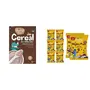 Slurrp Farm Sprouted Ragi Powder | 250g & Slurrp Farm Healthy Snacks for Kids | Mighty Puff Choco Ragi| 8 X 20g Each, 2 image